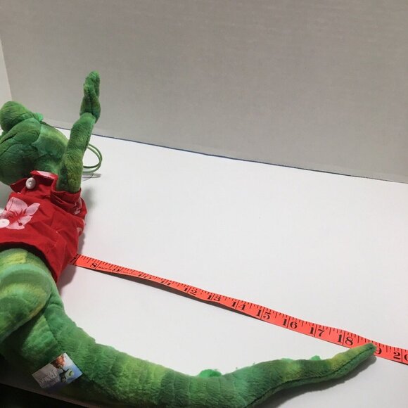 Rango Johnny Depp Green Lizard 12" Plush Toy Figure Suction Cup Hook NWOT RARE - Picture 12 of 12